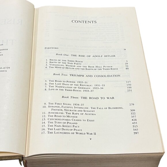 The Rise And Fall Of The Third Reich By William L. Shirer Hardcover 1960 - Picture 4 of 15